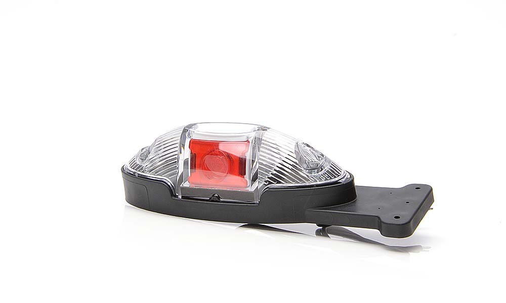 Svítilna doplňková obrysová LED WAS W107/820LJ II(12-24V) na držáku, Levá, Jaege