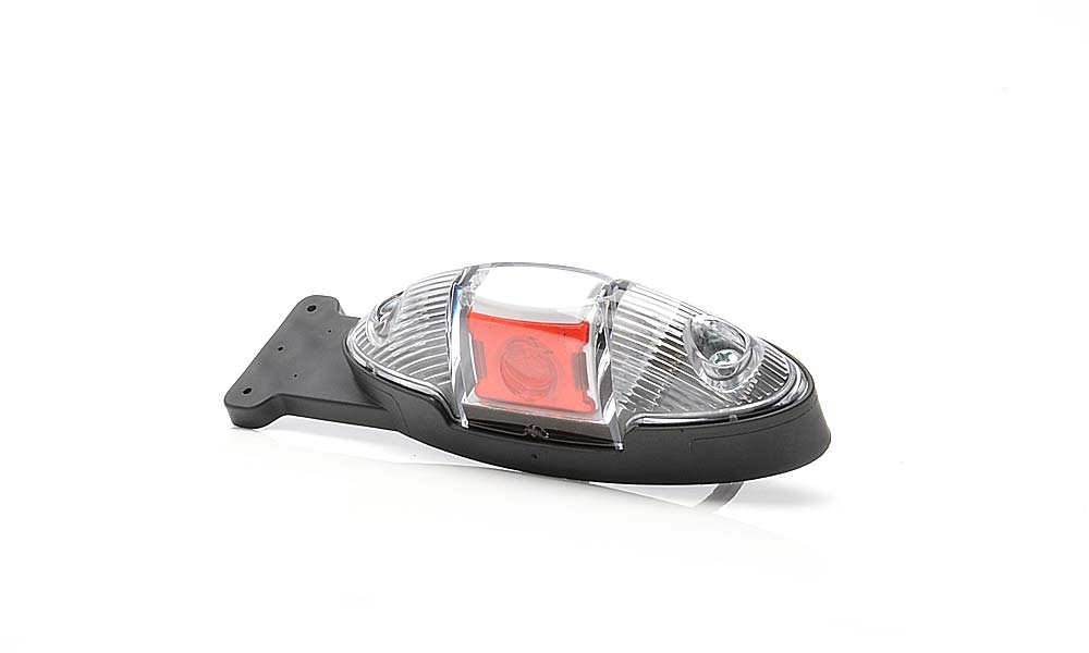 Svítilna doplňková obrysová LED WAS W107/820PJ II(12-24V) na držáku, Pravá, Jaeg