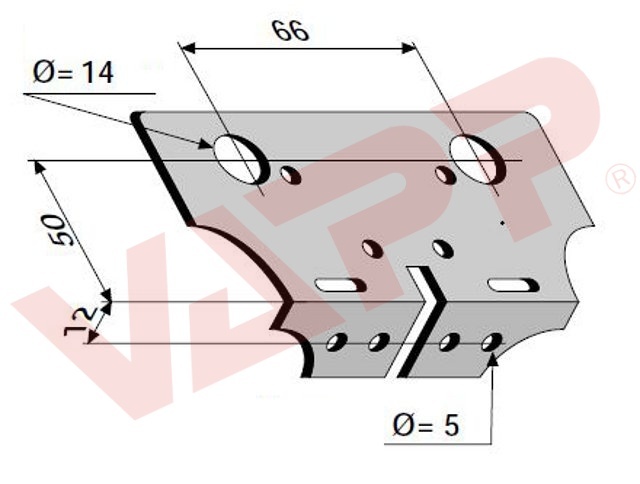 Svítilna Jokon/AJ.BA PLR 1007 přední obrysová s odrazkou 