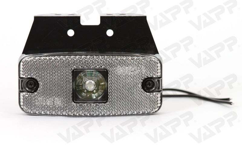 Svítilna přední obrysová LED WAS w46/225Z, 12-24V na držáku, s odrazkou 