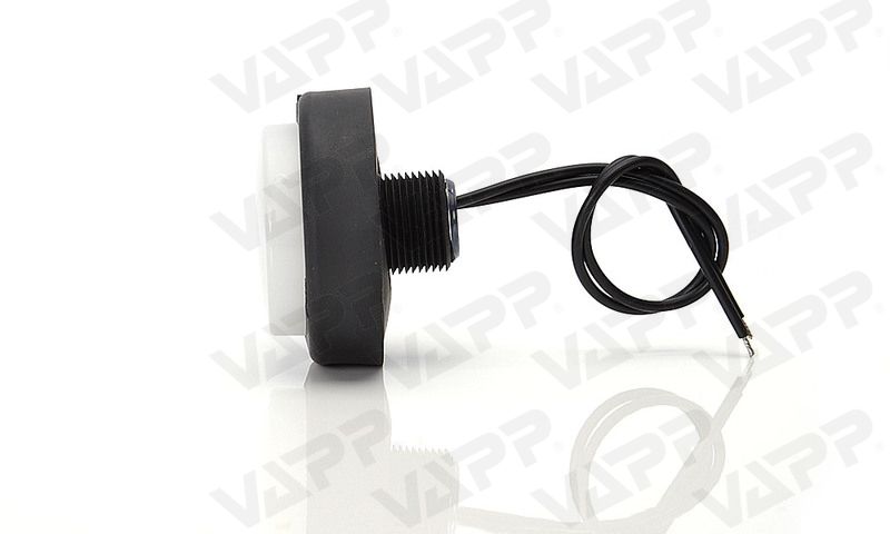 Svítilna přední obrysová LED WAS W79N, 12-24V, neon efekt, kulatá 