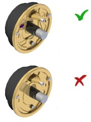 Čelisti brzdové KNOTT 250x40 samostav ANS sada na 2 kola, orig. KNOTT