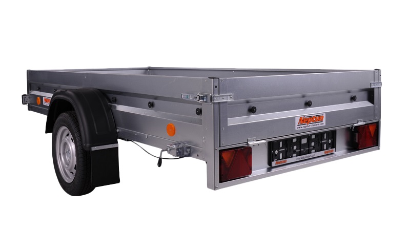 Přívěsný vozík NEPTUN Praktik s plachtou s konstrukcí 110 cm | 263 x 125  cm