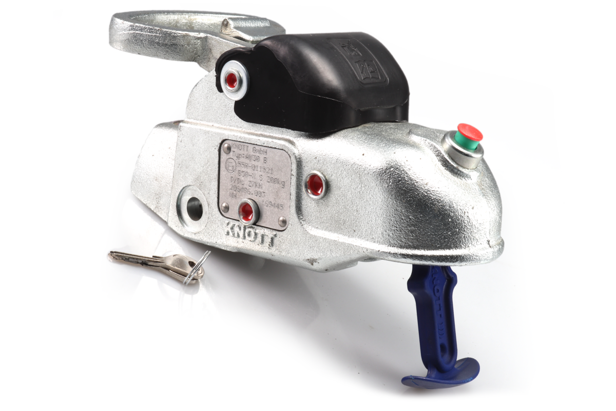 Tažná spojka KNOTT AV30 B pr. 50 mm, vrtání 12,5 mm, s integrovaným zámkem