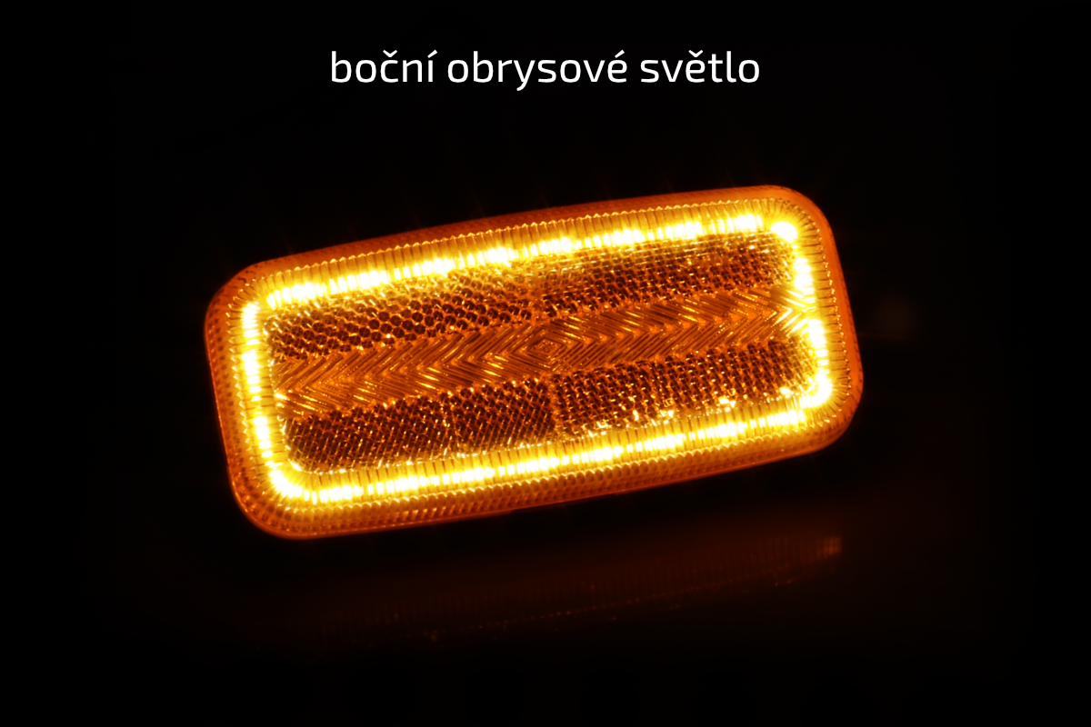Svítilna sdružená boční Fristom FT-080 LED L/P-BL/OB na držáku - doprodej