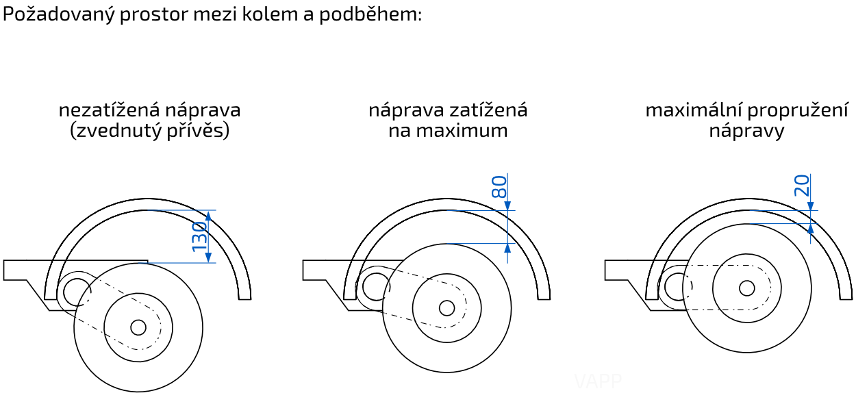 Náprava AL-KO Compact B 1200-6 (1350 kg) a=1650 mm, 112x5