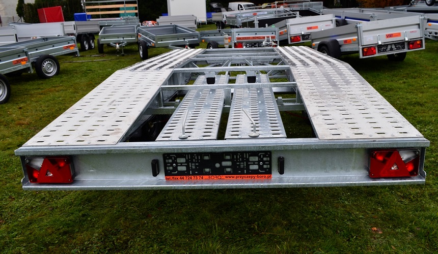 Přepravník automobilů - JUPITER - 400 x 200 cm, 3000 kg