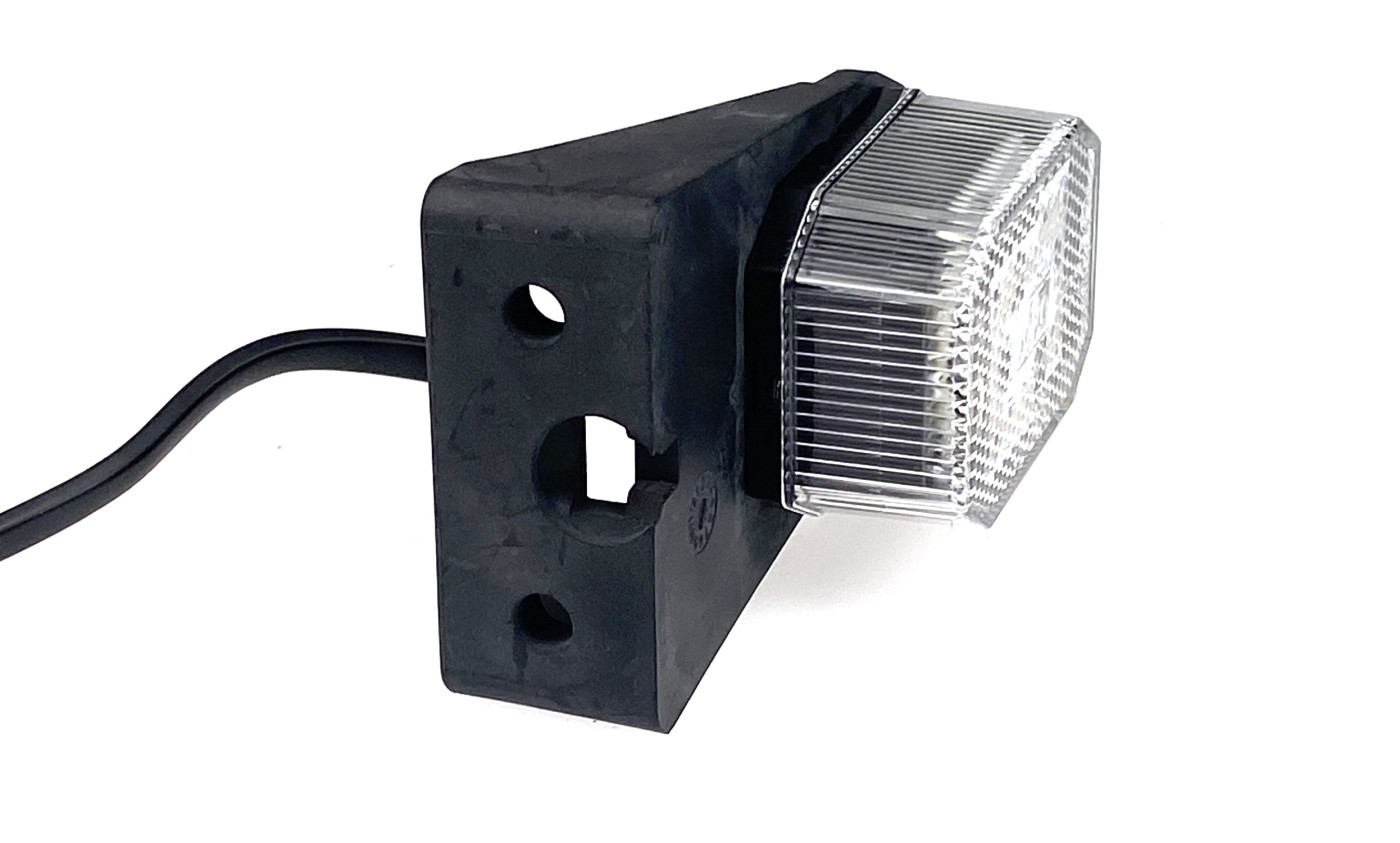 ASPÖCK Svítilna přední obrysová LED Aspöck Flexi-point, 12V, s odrazkou, na držáku