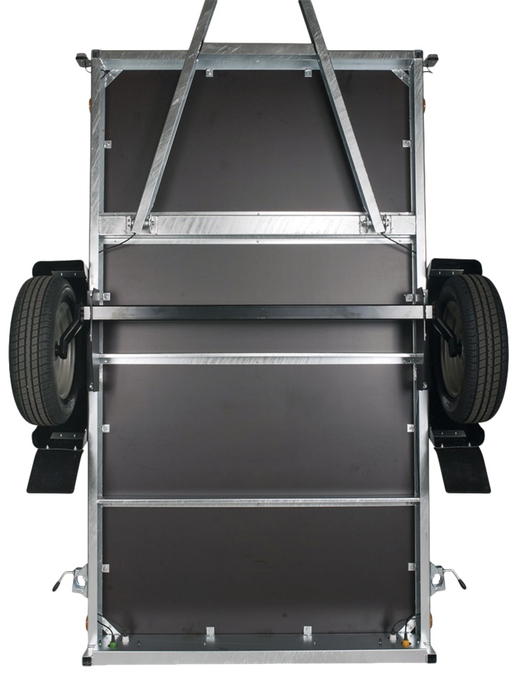 Přívěsný vozík Neptun PRO nebrzděný sklopný | 236 × 129 cm