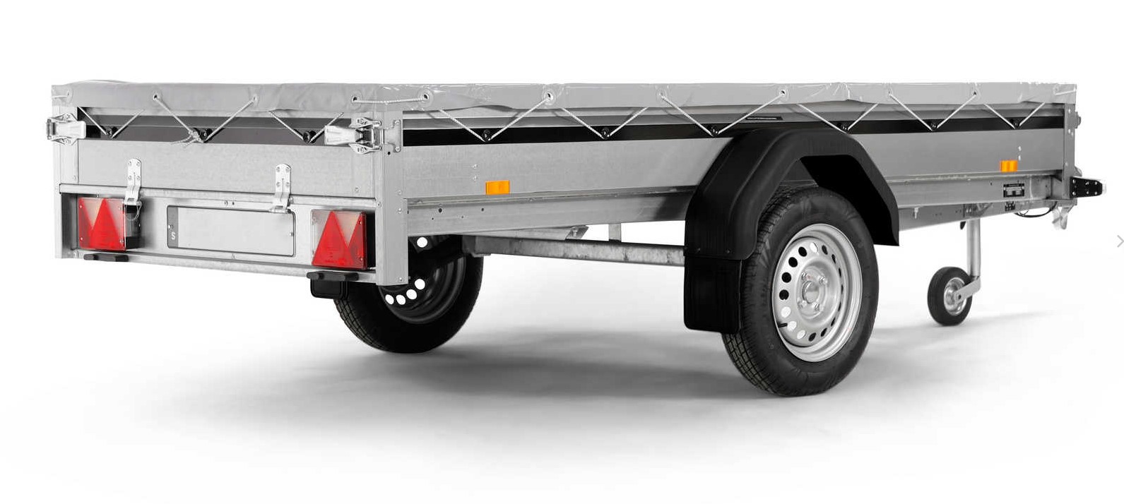 Přívěsný vozík Brenderup 2270S s plachtou a konstrukcí | 270 x 128 cm