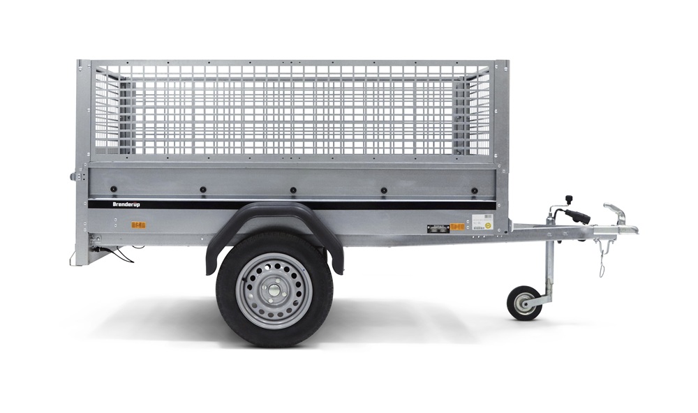 Přívěsný vozík Brenderup 1203S | 204  x 116 x 35 cm | mřížovaná nástavba s plachtou V CENĚ