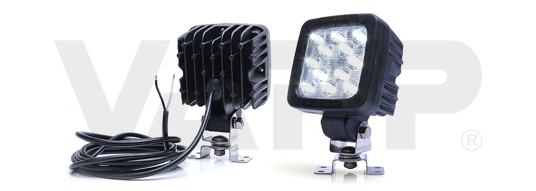 Svítilna pracovní WAS W144/70 LED 4000 lm, 12-70V, kabel 2,5 m