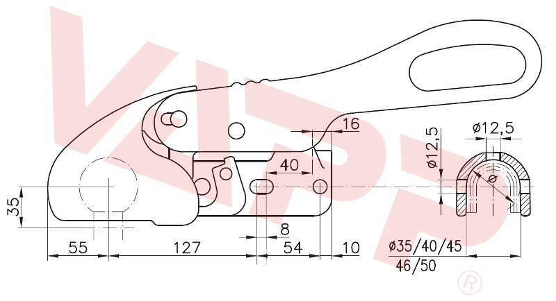 Stabilizátor Winterhoff WS 3000 D+Z, vrt. 12/12/12 mm