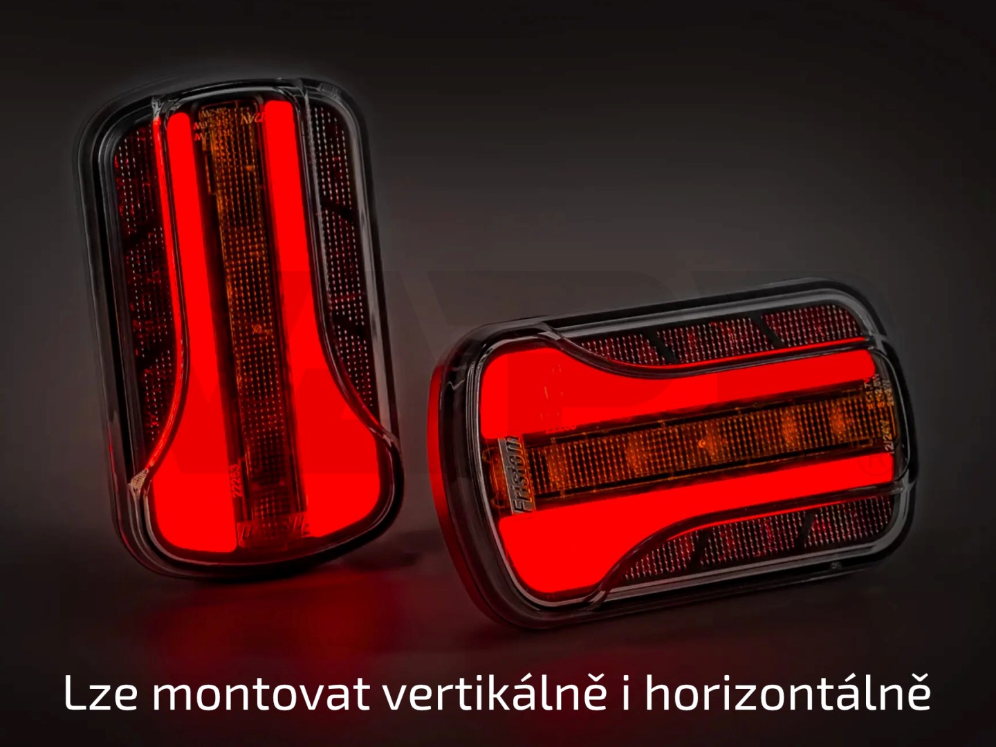 Svítilna Fristom FT-350 sdružená LED 12-36V, L/P-BL/BR/KO