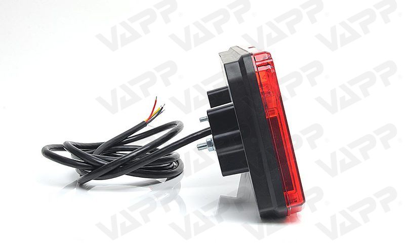 Svítilna WAS W125DL/915 sdružená LED 12-24V, L-BL/BR/KO/ML/CO, kabel 2m 