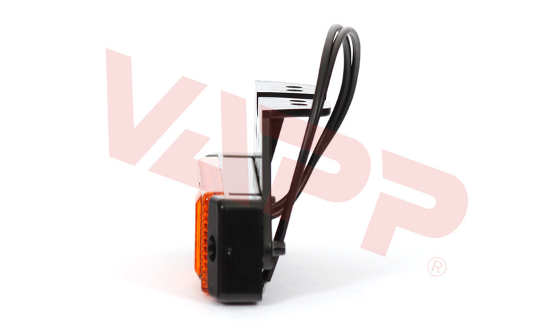 Svítilna boční obrysová LED WAS W45/220Z, 12-24V, s odrazkou, na držáku 