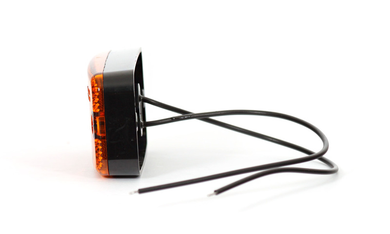 Svítilna boční obrysová LED WAS W46/223, 12-24V, s odrazkou 