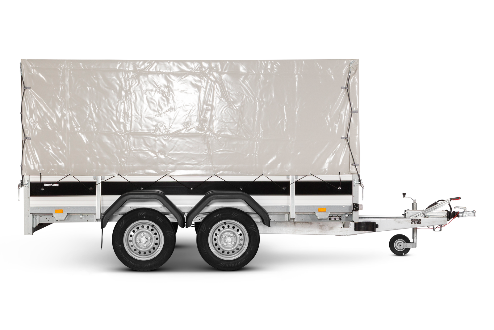 Plachta s konstr. šedá 302x153, výš. 100 cm, typ 2300