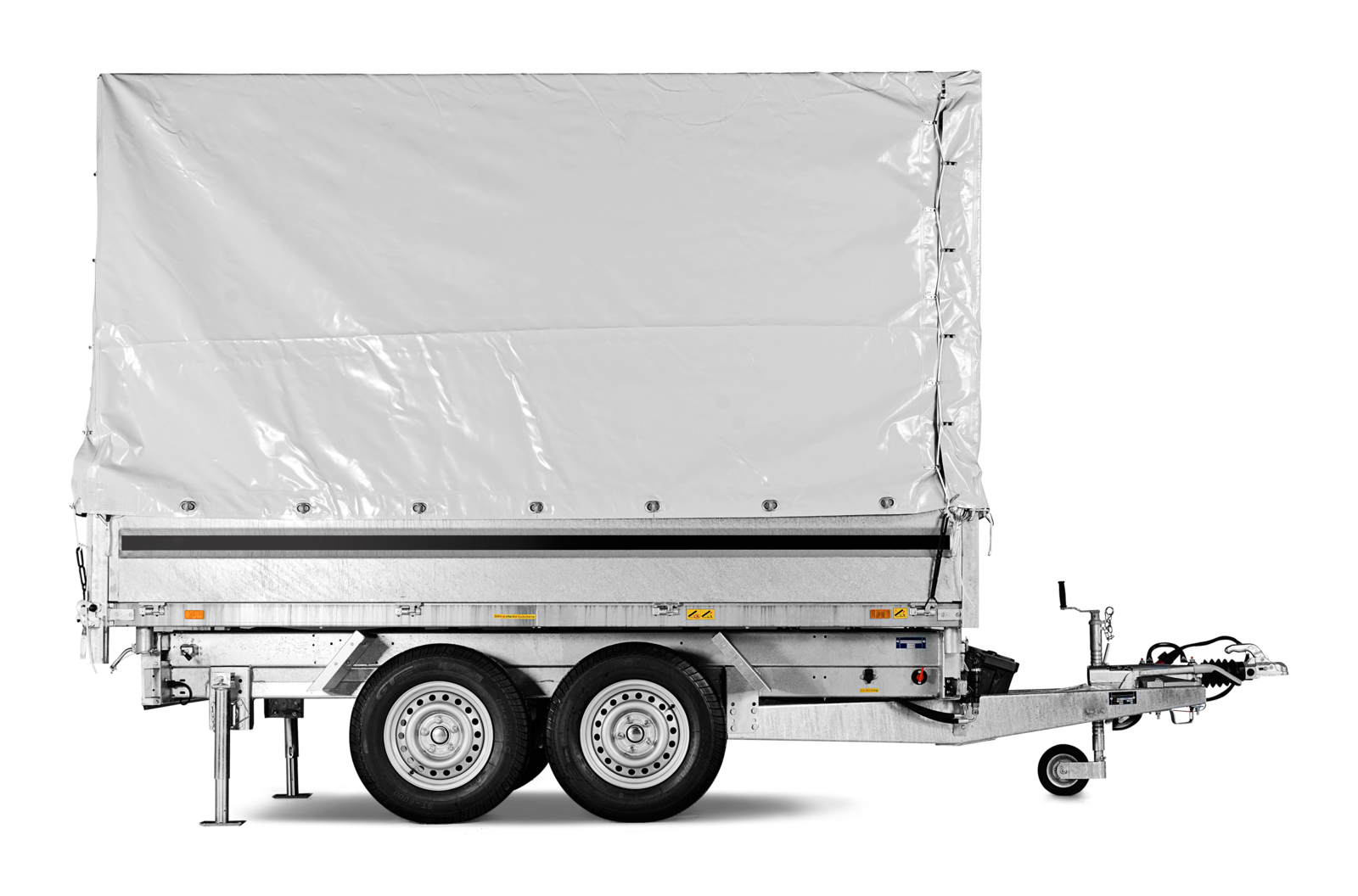 Plachta šedá 309x169x150cm + konstrukce typ 4310