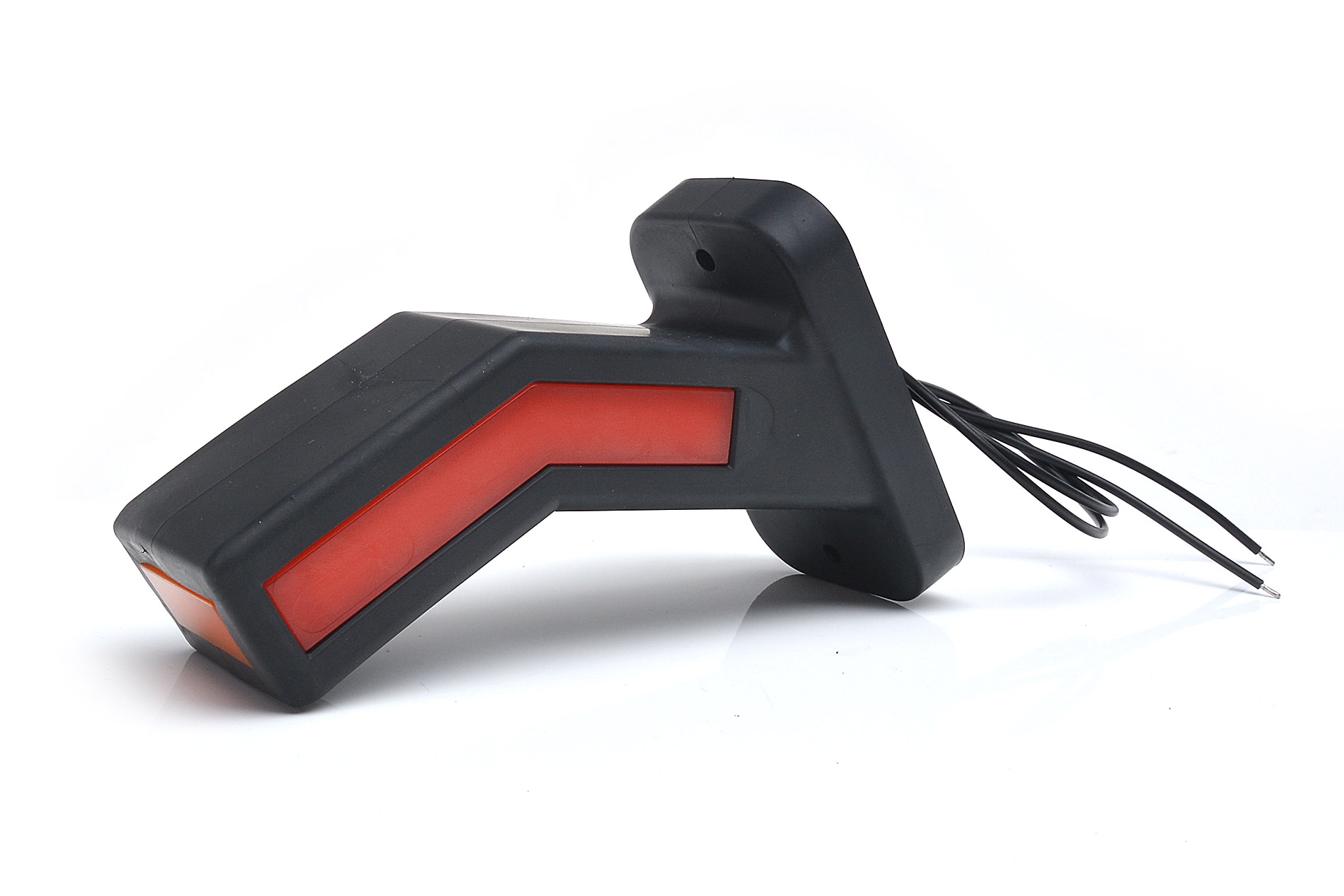 Svítilna doplňková obrysová LED WAS W168.2, 12-24V, levá, neon ef.