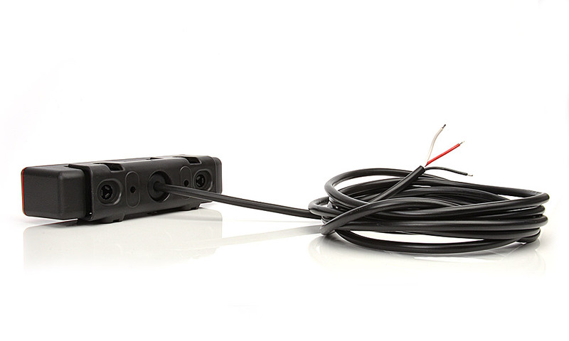 Výstražná záblesková svítilna červená WAS, barevné sklíčko