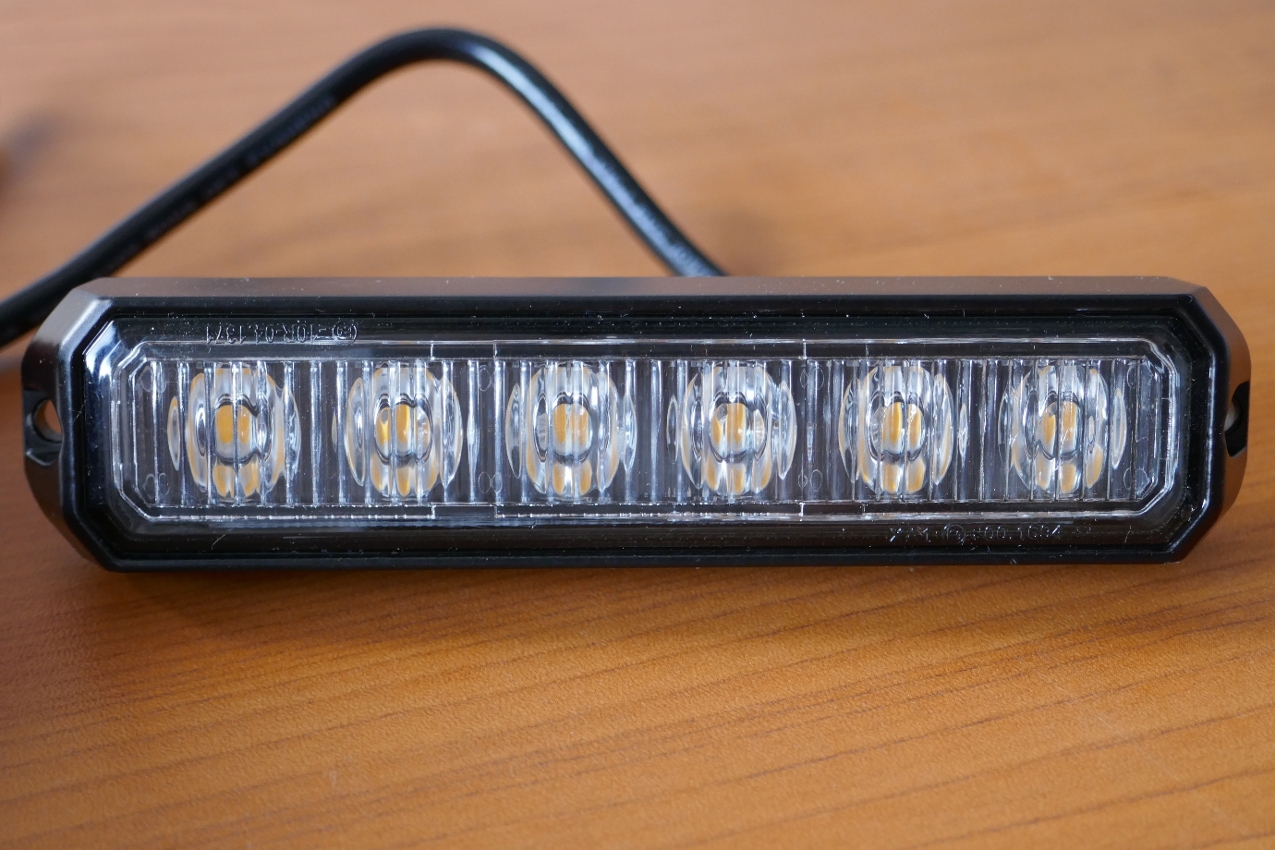 Výstražná záblesková svítilna VISIONPRO, 6x LED, oranžová - NOVINKA