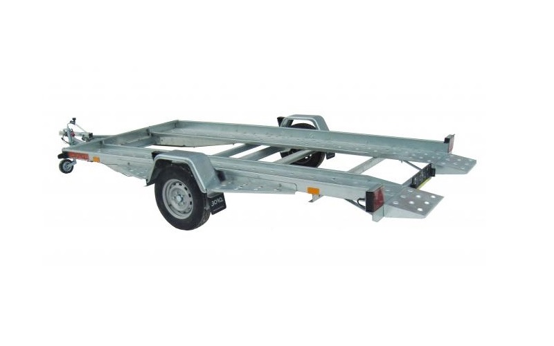 Přepravník MINI WENUS SMART - 265+40x165 cm, brzděný 1300 kg