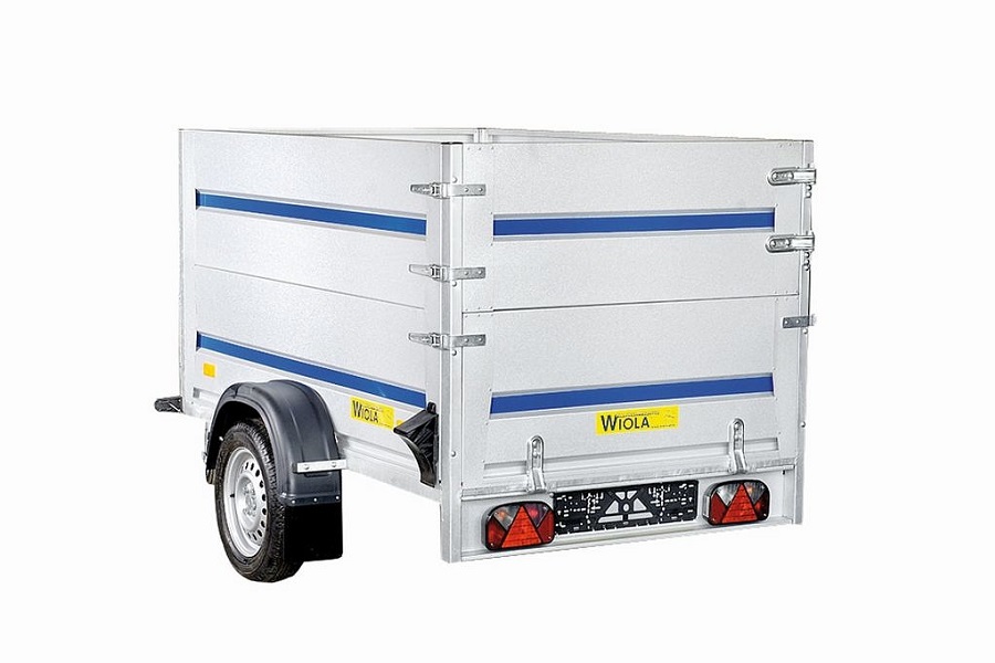 Sklopný přívěsný vozík Wiola KRAKUS s nápravou na 1300 kg | 312 x 152 cm