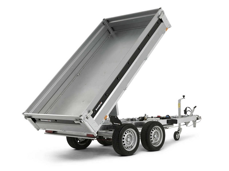 Elektrohydraulický sklápěč Brenderup Back-Tipper 4260 STB | 258 x 143 x 35 cm | 2000 kg