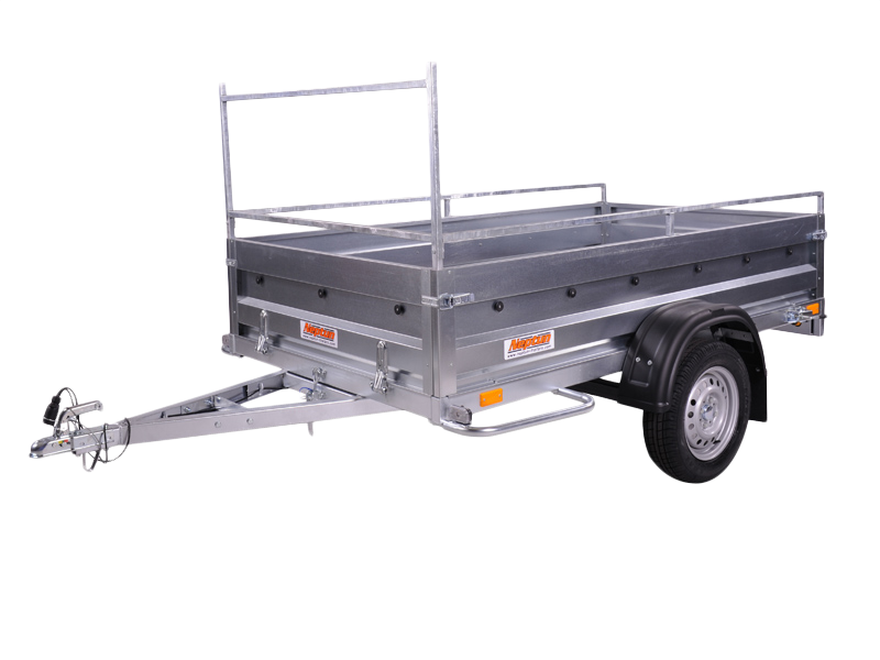 Přívěsný vozík Neptun Rustik nebrzděný sklopný | 210 × 129 cm