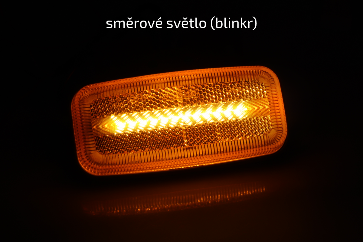 Svítilna sdružená boční Fristom FT-080 LED L/P-BL/OB na držáku - doprodej
