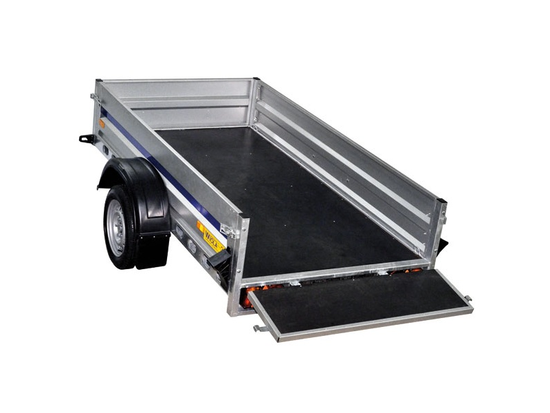 Sklopný přívěsný vozík Wiola KUJAWIAK s nápravou na 1300 kg | 205 x 122 cm