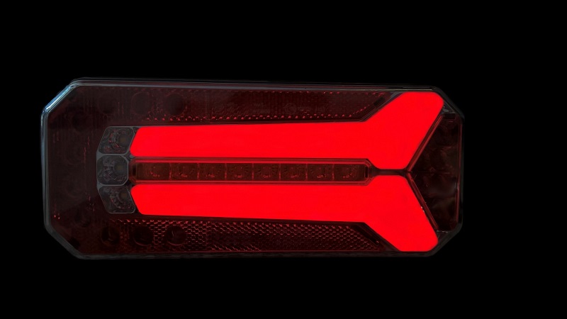 Svítilna WAS W150 sdružená LED 12-24 V, L, BL/BR/KO/ML/RZ, dynamický blinkr