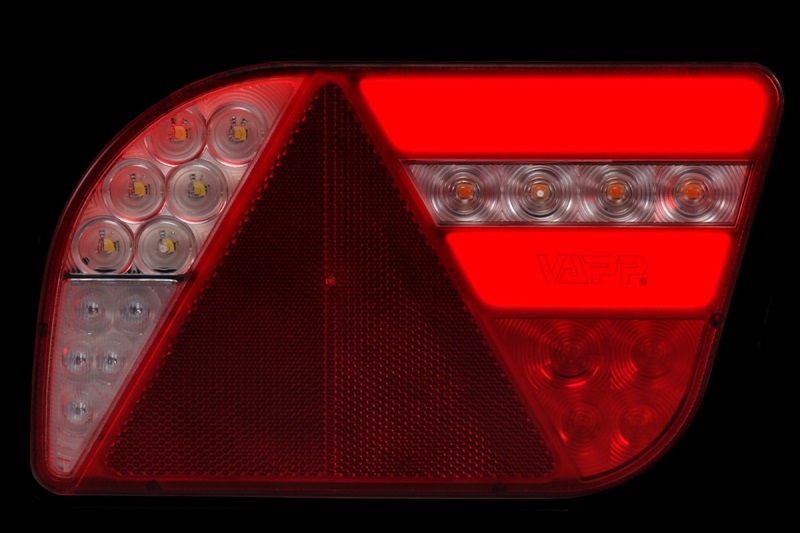 Svítilna GloTrac sdružená LED 12-24V, P-BL/BR/KO/CO/ML, baj6