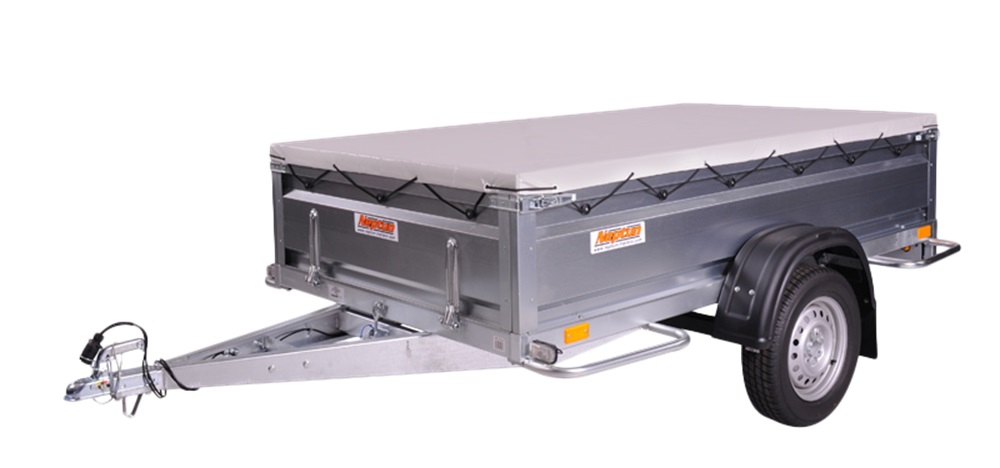 Přívěsný vozík Neptun PRO nebrzděný sklopný | 236 × 129 cm