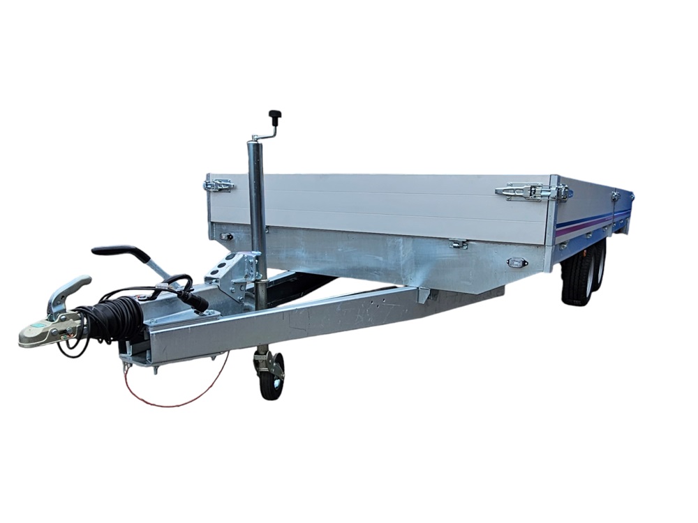 Přívěsný vozík brzděný NEPTUN Nordica PRO ALU | 588 × 208 cm | 3500 kg