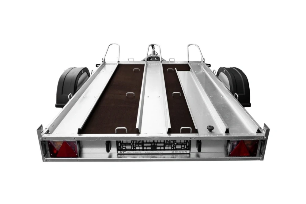 Přívěsný vozík na motocykly TEMARED MOTO 3 s překližkou | 230 x 155 cm