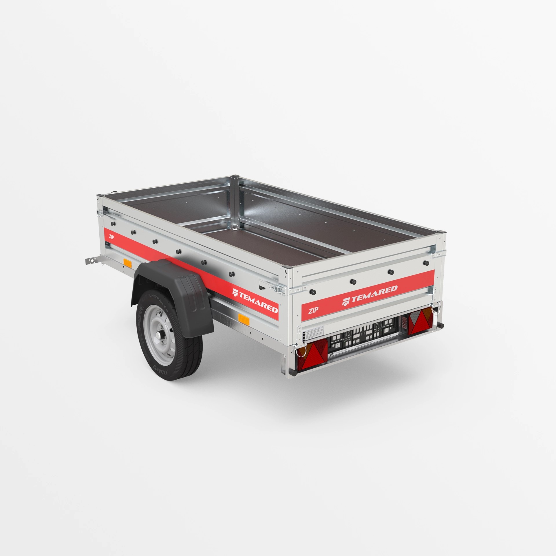 Přívěsný vozík TEMARED ZIP 2010 KIPP nebrzděný | 201 x 106 cm