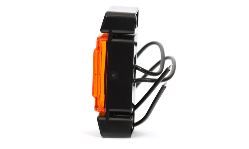 Svítilna boční obrysová LED WAS W60, 12-24V, obdélníková malá 