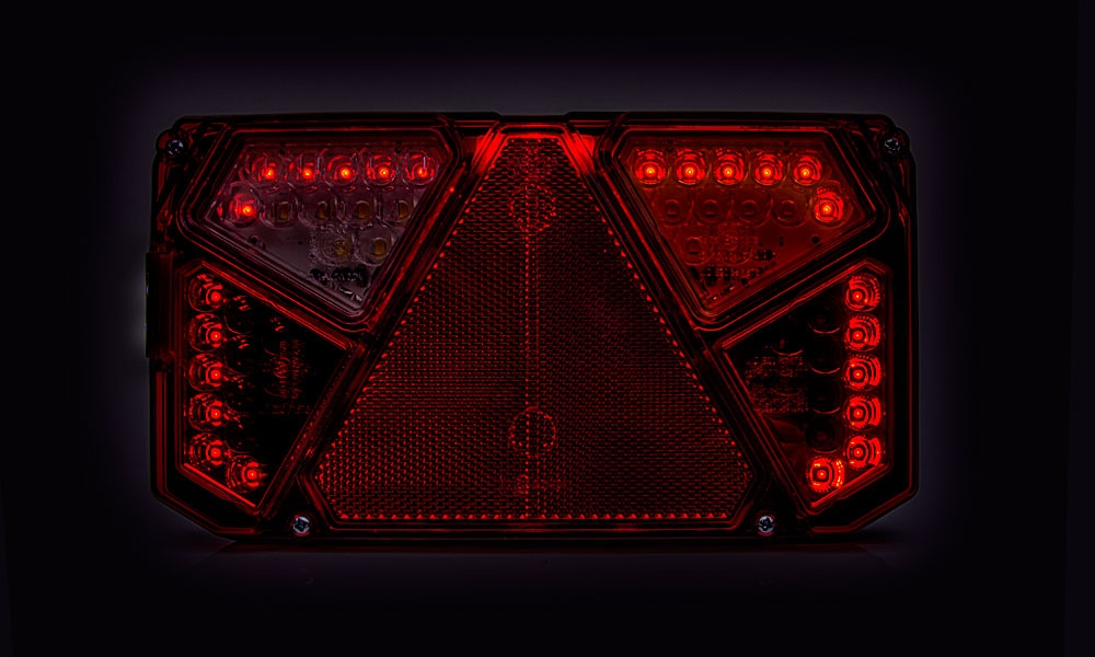 Svítilna WAS W125DEP Exclusive sdružená LED 12-24V, P-BL/BR/KO/ML/CO/RZ