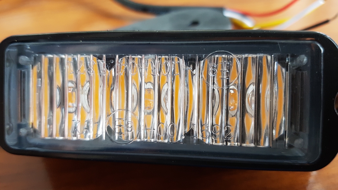 Výstražná záblesková svítilna VISIONPRO, 3x LED, oranžová - NOVINKA