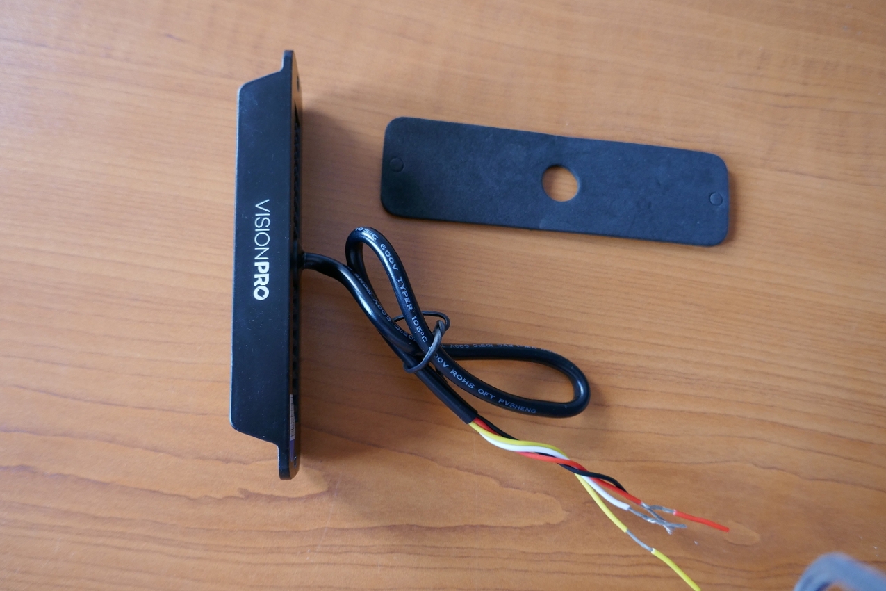 Výstražná záblesková svítilna VISIONPRO, 6x LED, modrá - NOVINKA