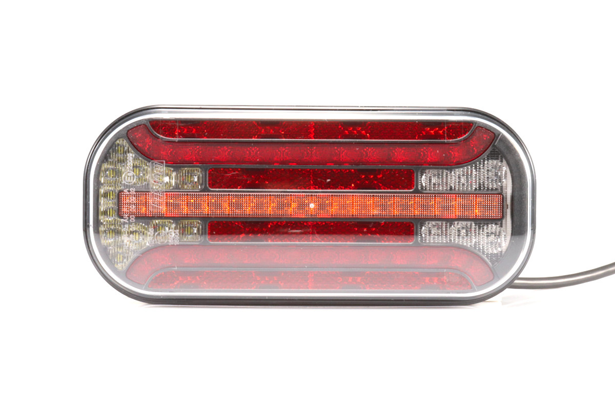 Svítilna Fristom FT-230 sdružená LED 12-36V, L/P-BL/BR/KO/CO/RZ, dynamický blinkr