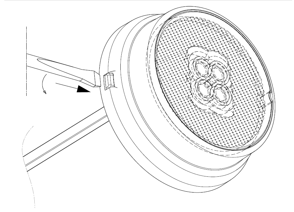 Svítilna přední obrysová LED Fristom FT-060, 12-36V