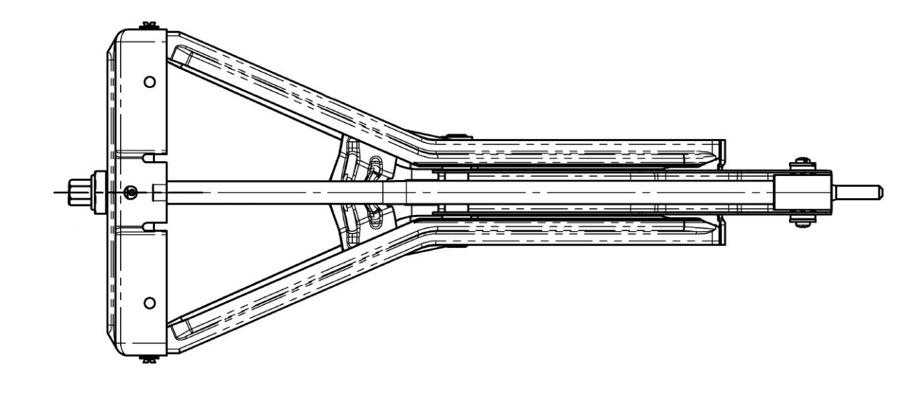Opěrná noha AL-KO Stabilform, odlehčená (1000kg)