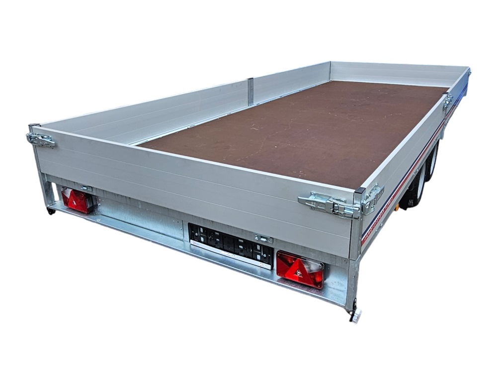 Přívěsný vozík brzděný NEPTUN Nordica PRO ALU | 588 × 208 cm | 3500 kg