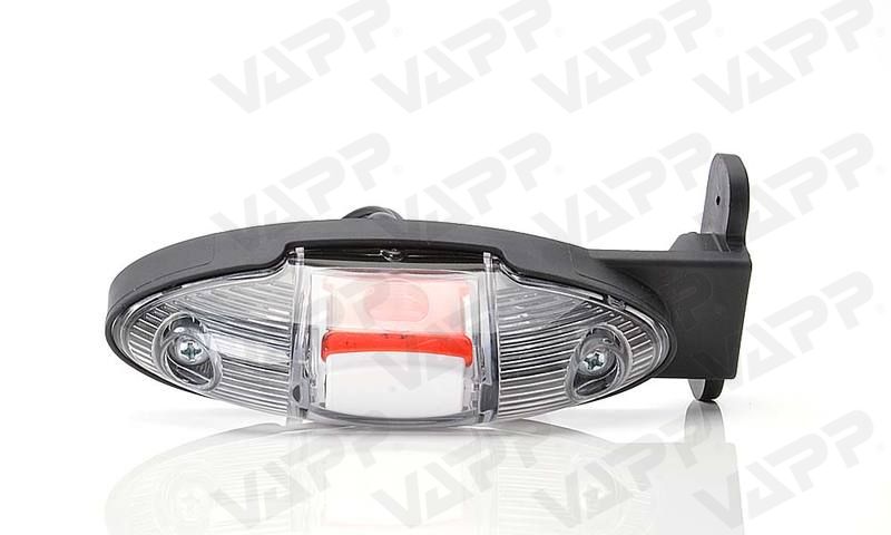 Svítilna doplňková obrysová LED WAS W107/820P III (12-24V) na držáku, pravá 