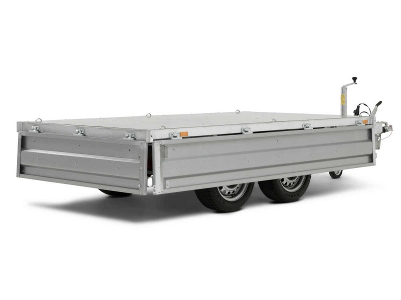 Elektrohydraulický sklápěč Brenderup Back-Tipper 4260 STB | 258 x 143 x 35 cm | 2000 kg