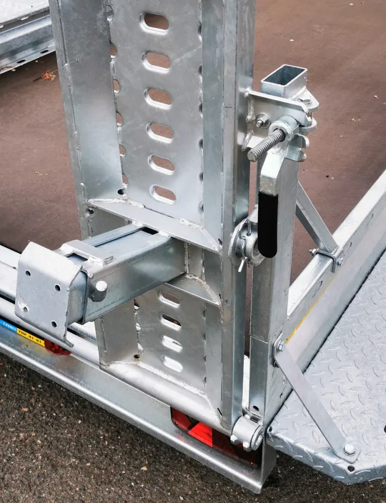 Přepravník stavebních strojů WARK 3500 KG 372x182 3 NÁPRAVY