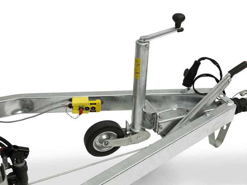 Elektrohydraulický sklápěč Brenderup Back-Tipper 4260 STB | 258 x 143 x 35 cm | 2000 kg